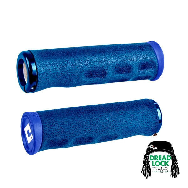ODI F1 Series Dread Lock V2.1 Lock-On stūres rokturi | Zils