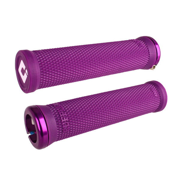 ODI Ruffian V2.1 Lock-On stūres rokturi | Purple