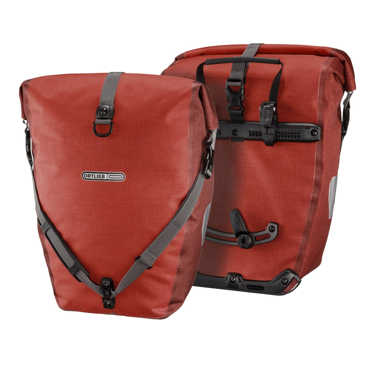 ORTLIEB Back-Roller Plus CR velosipēda bagāžnieka somas | QL2.1 | 2x20 L | Dark Chilli