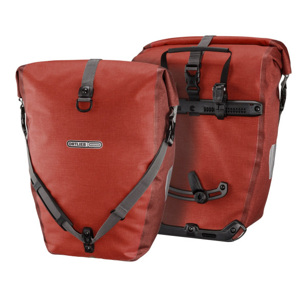 ORTLIEB Back-Roller Plus CR velosipēda bagāžnieka somas | QL2.1 | 2x20 L | Dark Chilli