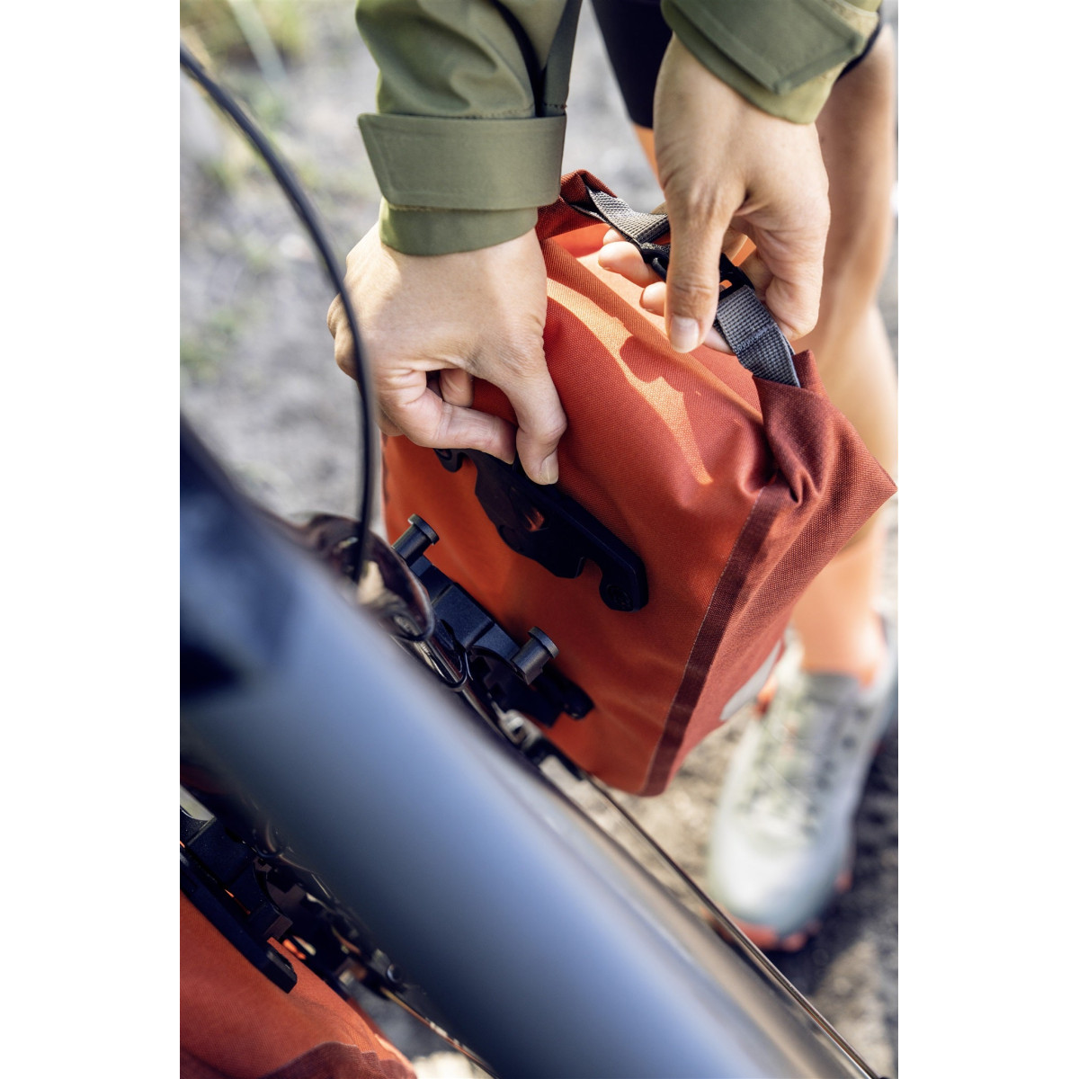 ORTLIEB Fork-Pack Plus dakšas soma | 5.8 L | Dark Chilli