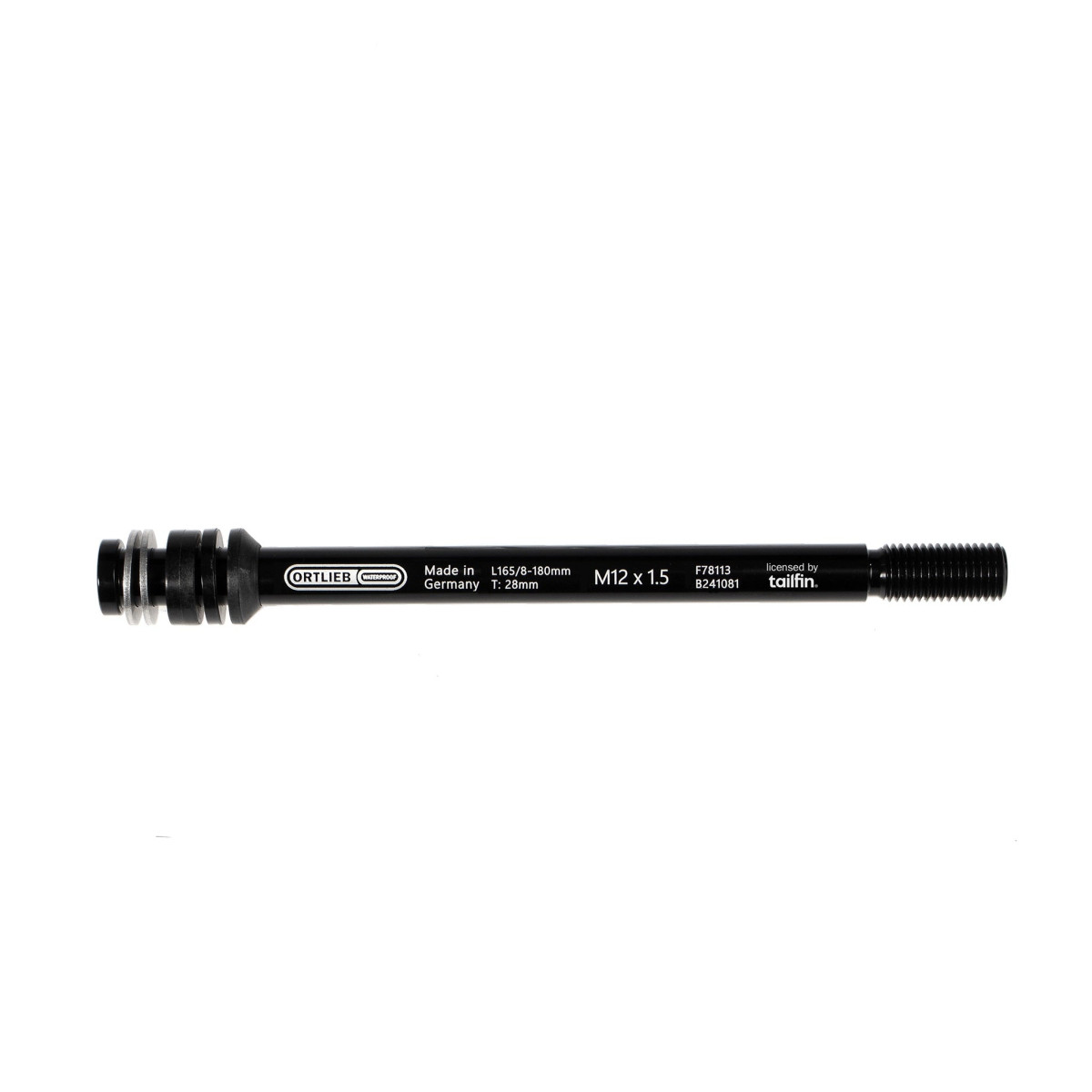 Ortlieb Thru Axle M6-Connector - aizmugurējā riteņa ass | Thru Axle | M12 x 1.5