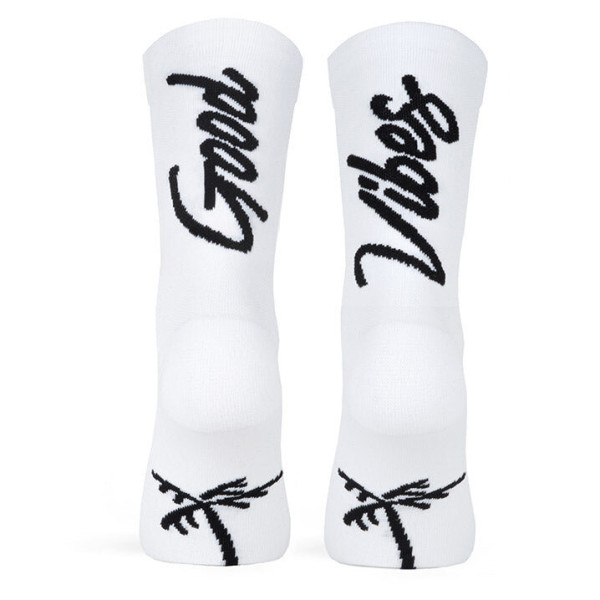 Klusā okeāna GOOD VIBES zeķes | White