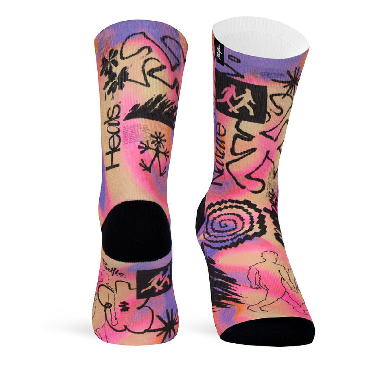 Pacific HIKE PINK zeķes | Daudzkrāsains