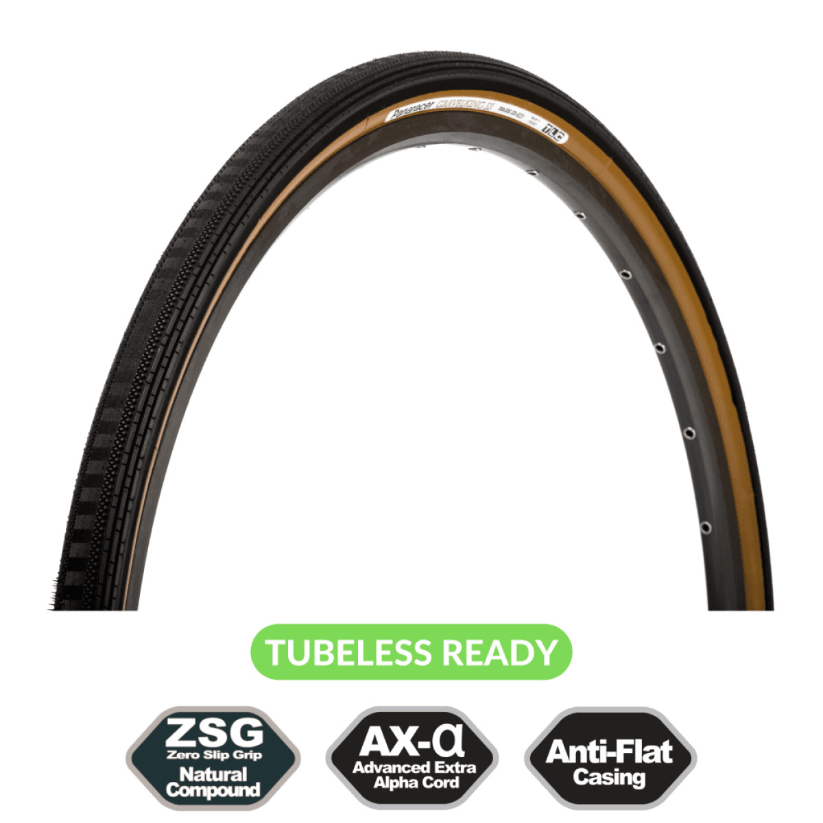 Panaracer Gravelking SemiSlick TLC 28