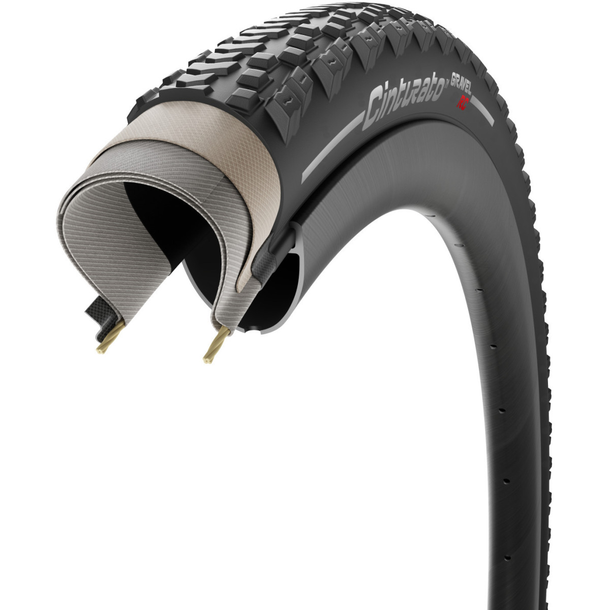 Pirelli Cinturato Gravel RC TLR 28" TechWALL SpeedGRIP salokāmā riepa | Black