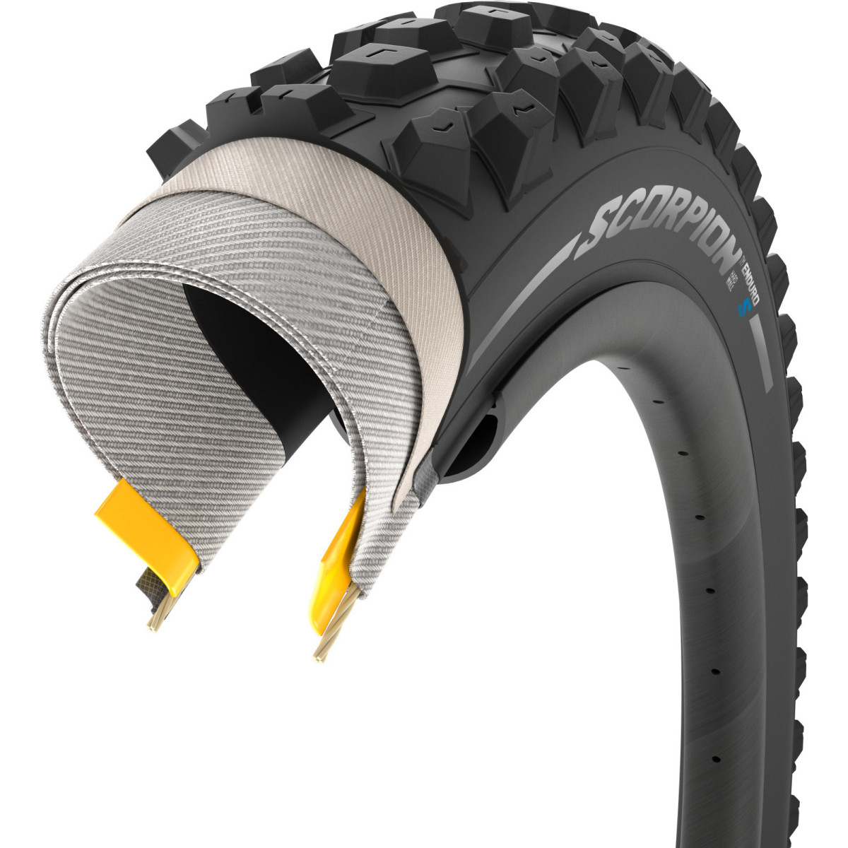 Pirelli Scorpion Enduro S TLR 27.5" HardWALL SmartGRIP Gravity salokāmā riepa | Black