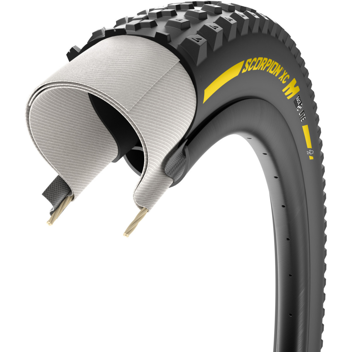 Pirelli Scorpion Race XC M TLR 29" Lite Race XC salokāmā riepa | Yellow Label