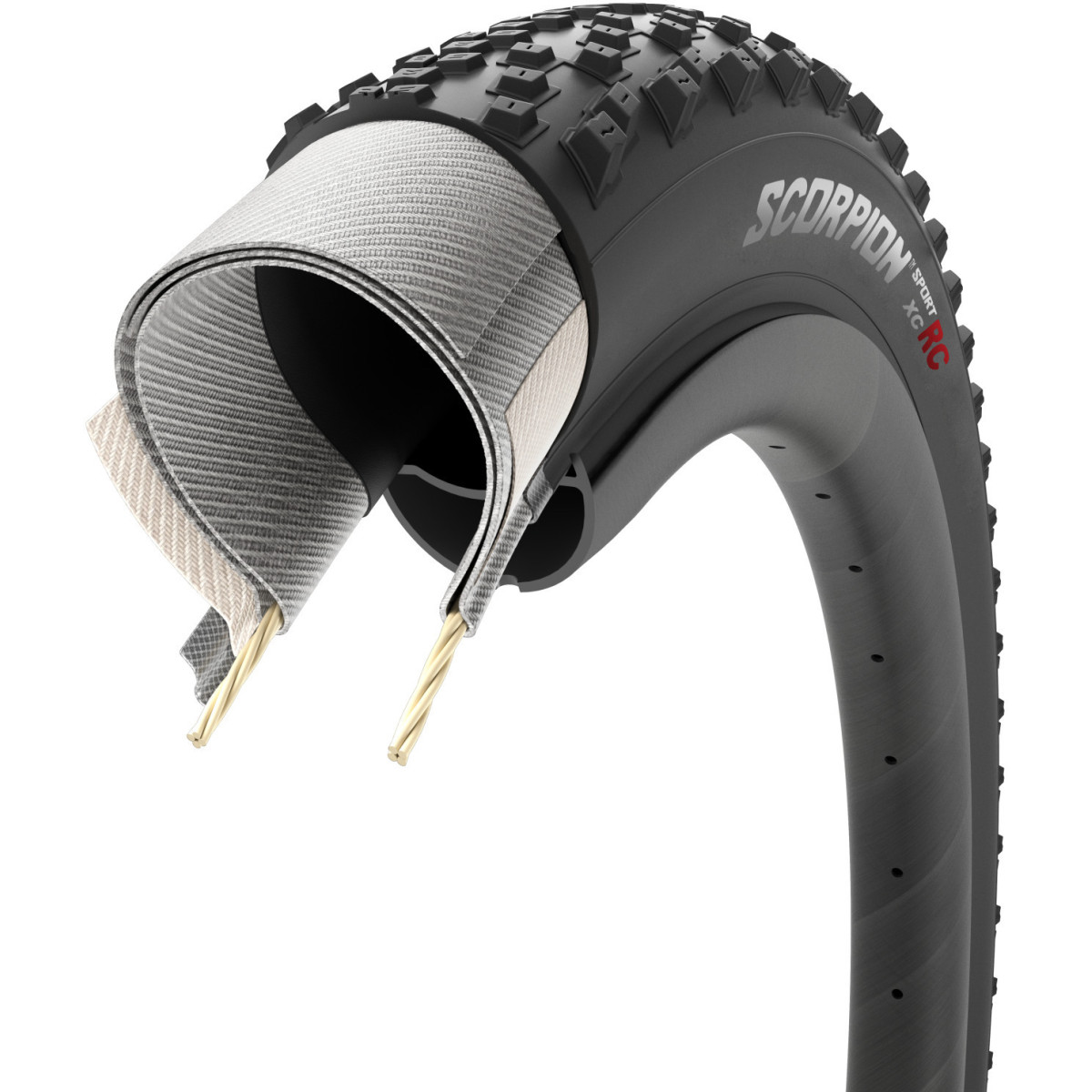 Pirelli Scorpion Sport XC RC TLR 29" ProWALL Procompound Endurance salokāmā riepa | Black