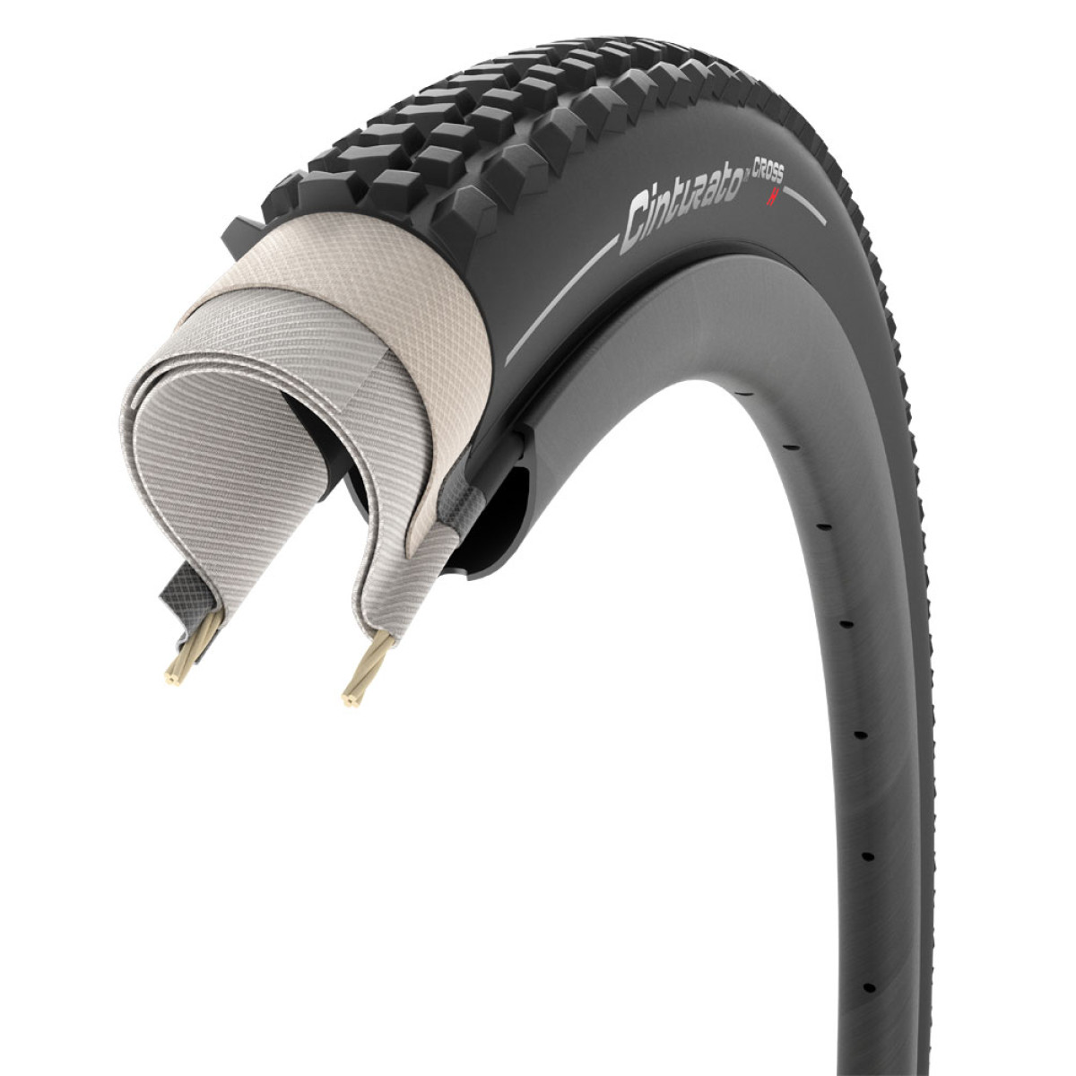 Pirelli Tire Cinturato Cross H TLR 28" TechWALL SpeedGRIP salokāmā riepa | Black