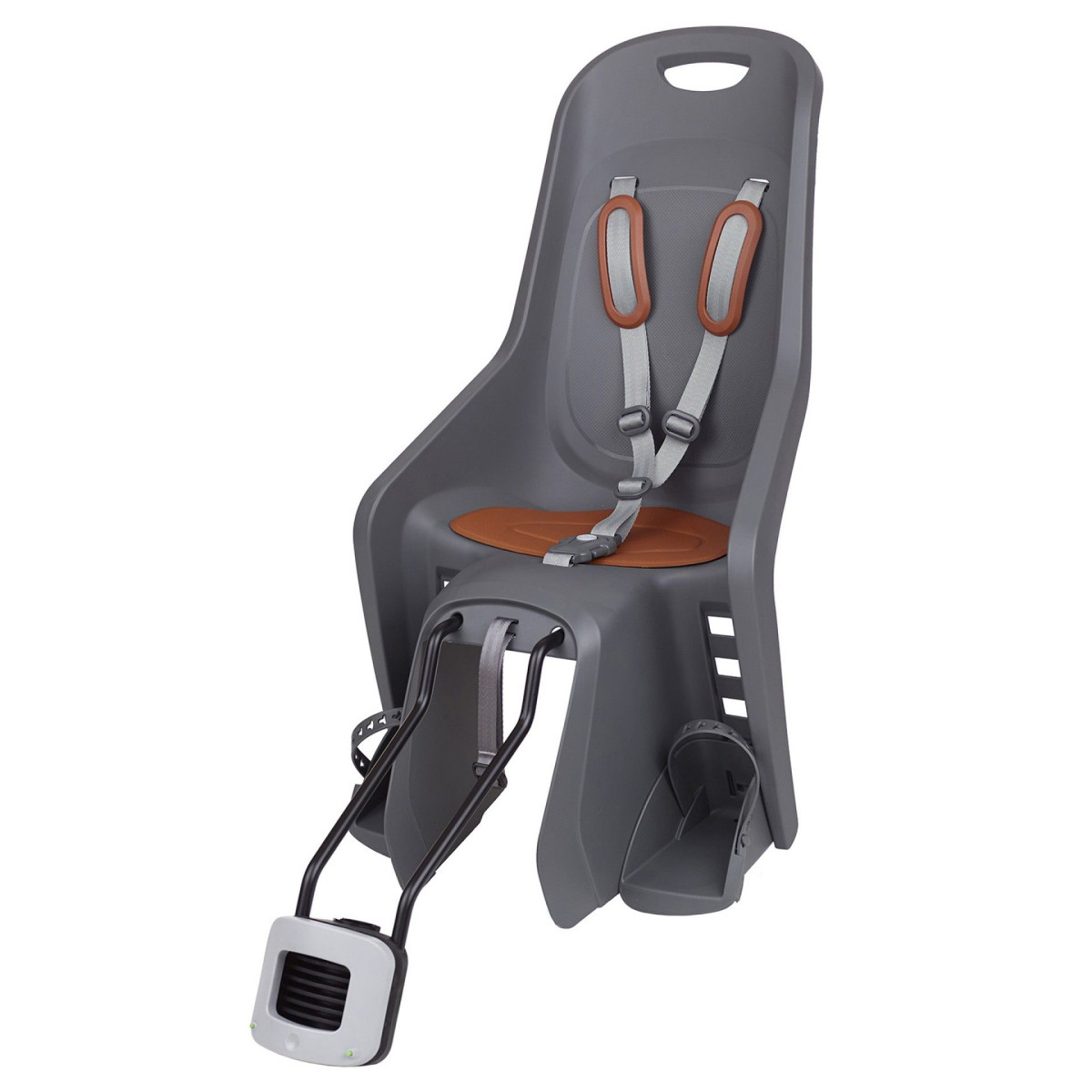 Polisport Bubbly Maxi Plus FF 26-29" bērnu velokrēsls | Charcoal Grey - Brown
