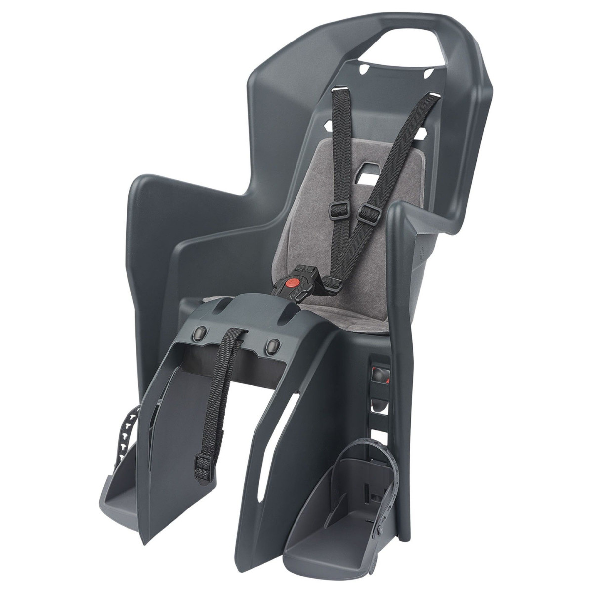 Polisport Koolah CFS 26-28" bērnu velokrēsls | Dark Grey - Silver