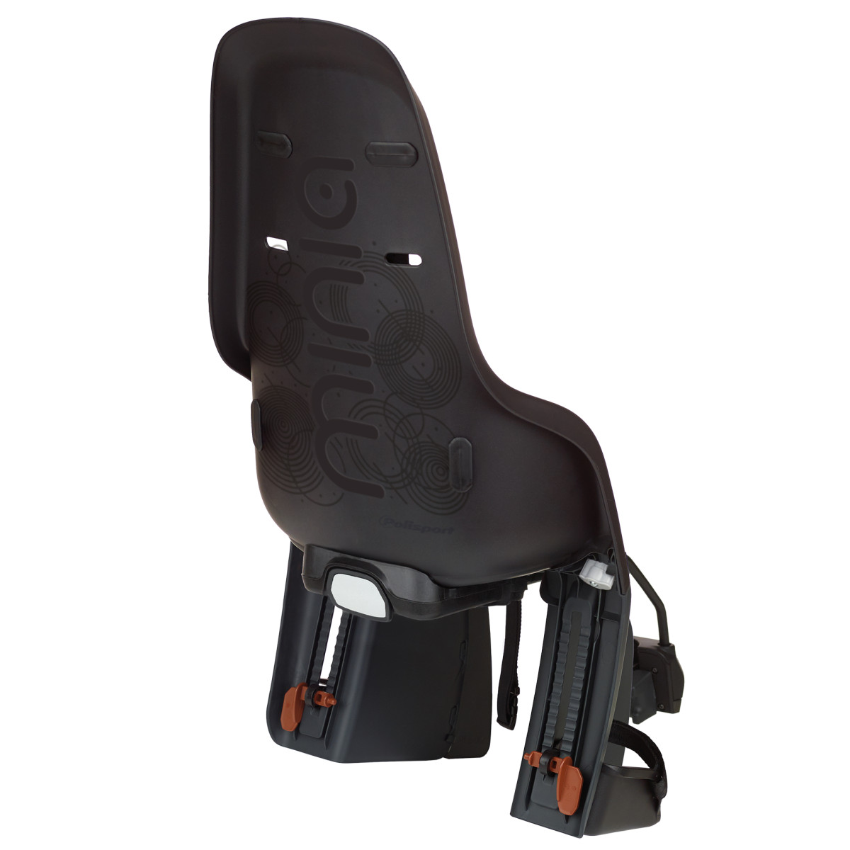 Polisport Minia CFS 26-28" bērnu velokrēsls | Black