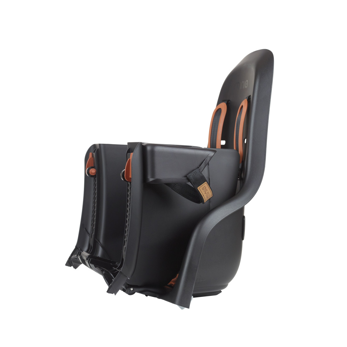 Polisport Minia CFS 26-29" uz bagāžnieka stiprināms bērnu velokrēsls | Black