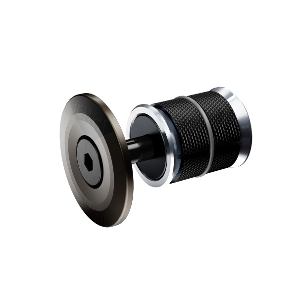 PRO Gap Cap Expander Carbon stūres komplekta skrūve | 25mm | 1 1/4 | Black