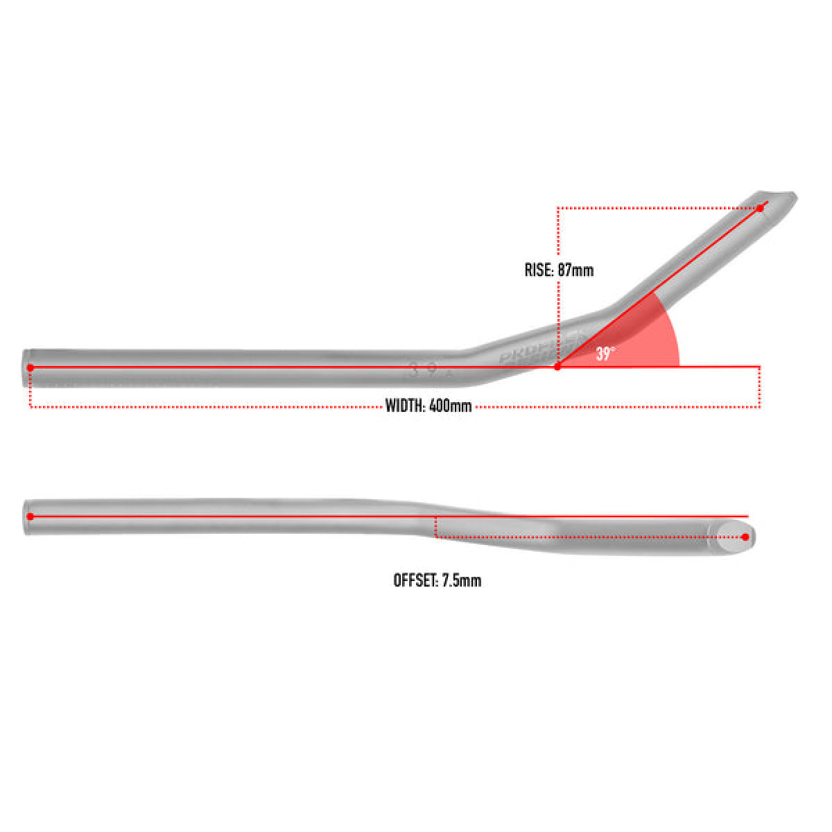 Profile Design Sonic Ergo 39a aerostūre | 400 mm