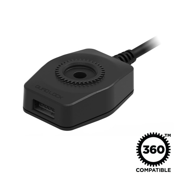Quad Lock® motocikls - USB lādētājs Quad Lock® motocikls - USB lādētājs