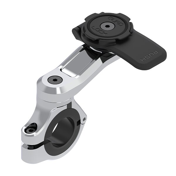 Quad Lock® Pro motocikla stūres stiprinājums Chrome