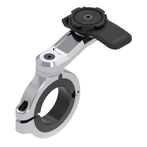 Quad Lock® Pro motocikla stūres stiprinājums PRO Chrome - liels