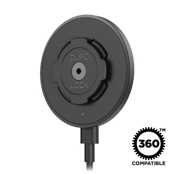 Quad Lock® v2 automašīnas/galda ierīce - bezvadu uzlādes galviņa