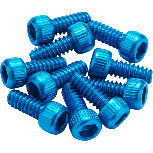 Reverse Components Alu Medium 11 mm skrūves Escape Pro, Black One, Base pedāļiem | Gaiši zils