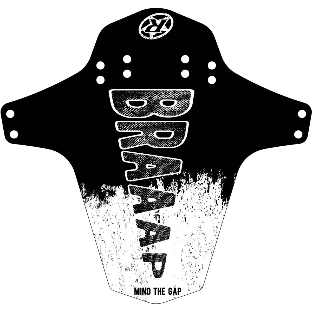 Reverse Braaap dubļu sargs | Black - White