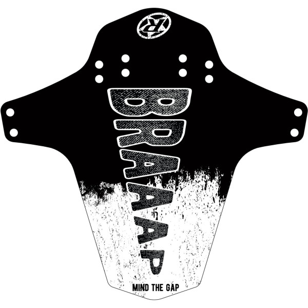 Reverse Braaap dubļu sargs | Black - White