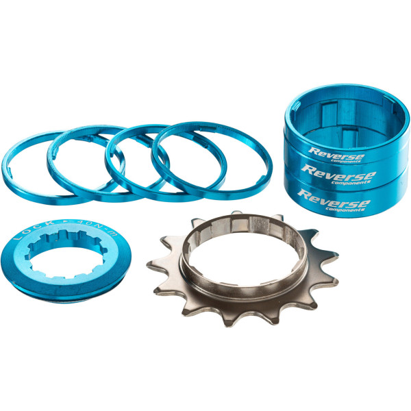 Reverse Components vienātruma pārejas komplekts | Shimano HG | Sky Blue Reverse Components vienātruma pārejas komplekts | Shimano HG | Sky Blue