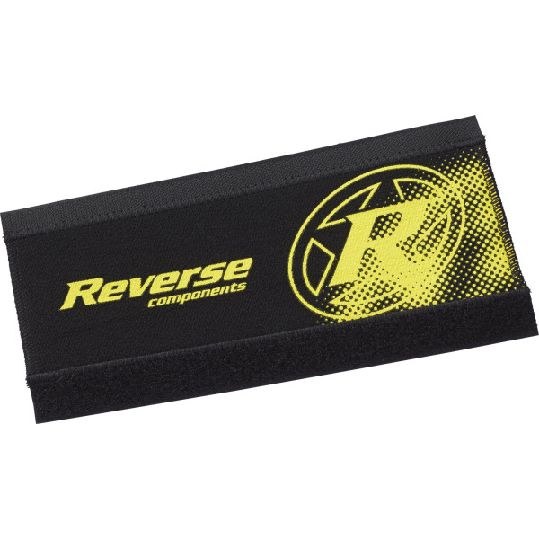 Reverse Components Neoprene rāmja ķēdes aizsargs | Melns - dzeltens