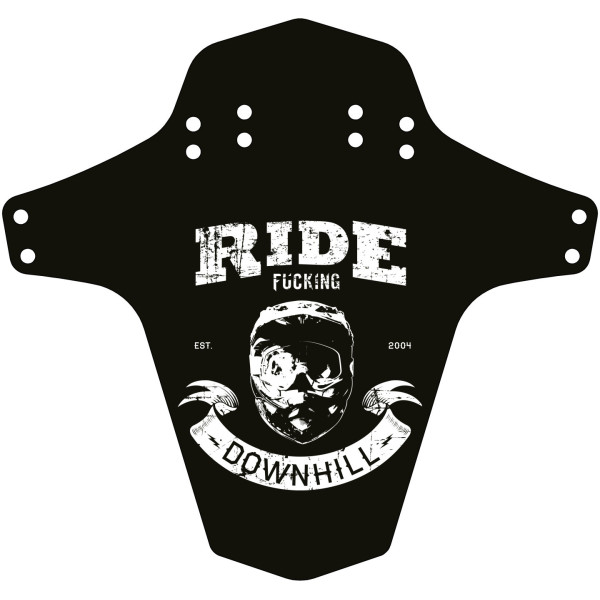 Reverse Ride Fucking Downhill dubļu sargs | Black - White