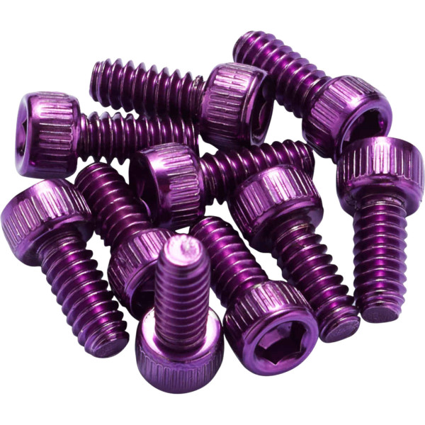 Reverse Components Steel Medium 11 mm skrūves Escape Pro, Black One, Base pedāļiem | Purple