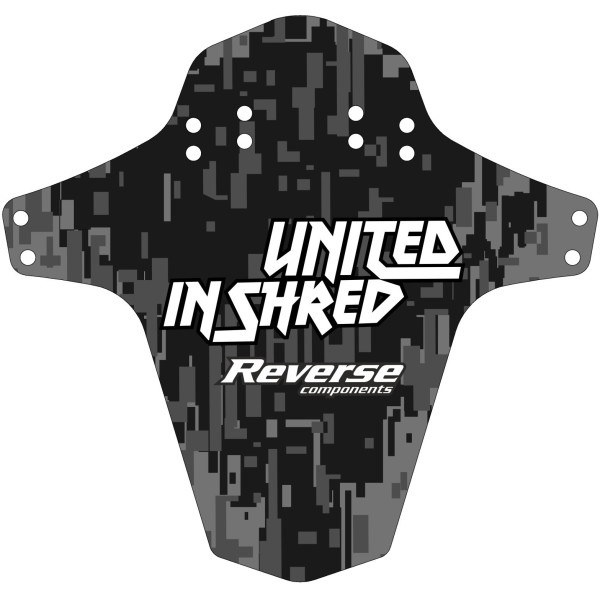 Reverse United in Shred Digi-Camo dubļu sargs | Black - Grey