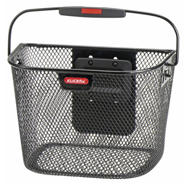 Rixen & Kaul KLICKfix mini velosipēda grozs uz stūres | Black