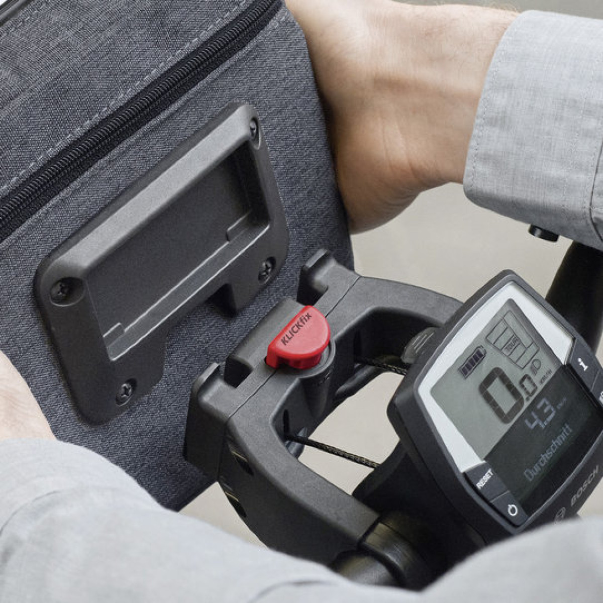 Rixen & Kaul KLICKfix stūres adapteris universāls elektrovelosipēdiem