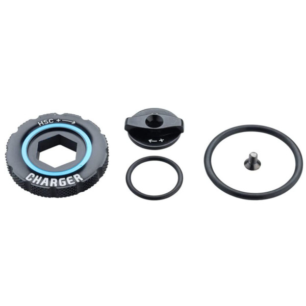 RockShox kompresijas regulēšanas pogas komplekts | Charger 2/2.1 RC2 Crown | Lyrik RC2 C1 / Ultimate RC2 C2 (2019+) / Pike RC2 Ultimate B3 (2020+)