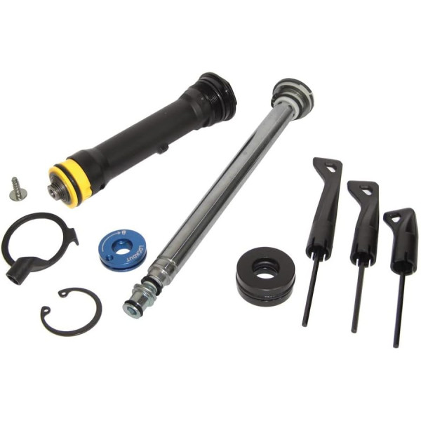 RockShox dakšas amortizatora montāžas komplekts | Turnkey Remote 17mm 26/27.5/29 80-100mm | 30 Gold A1