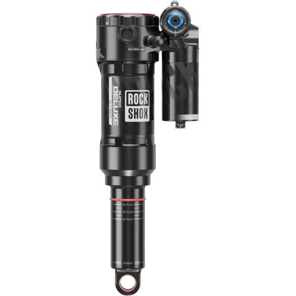 RockShox Super Deluxe Ultimate RC2T DebonAir Linear amortizators | Trunnion
