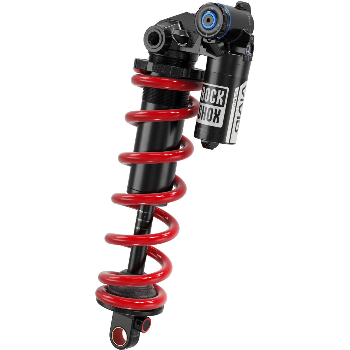 RockShox Vivid Coil Ultimate RC2T amortizators | Trunnion