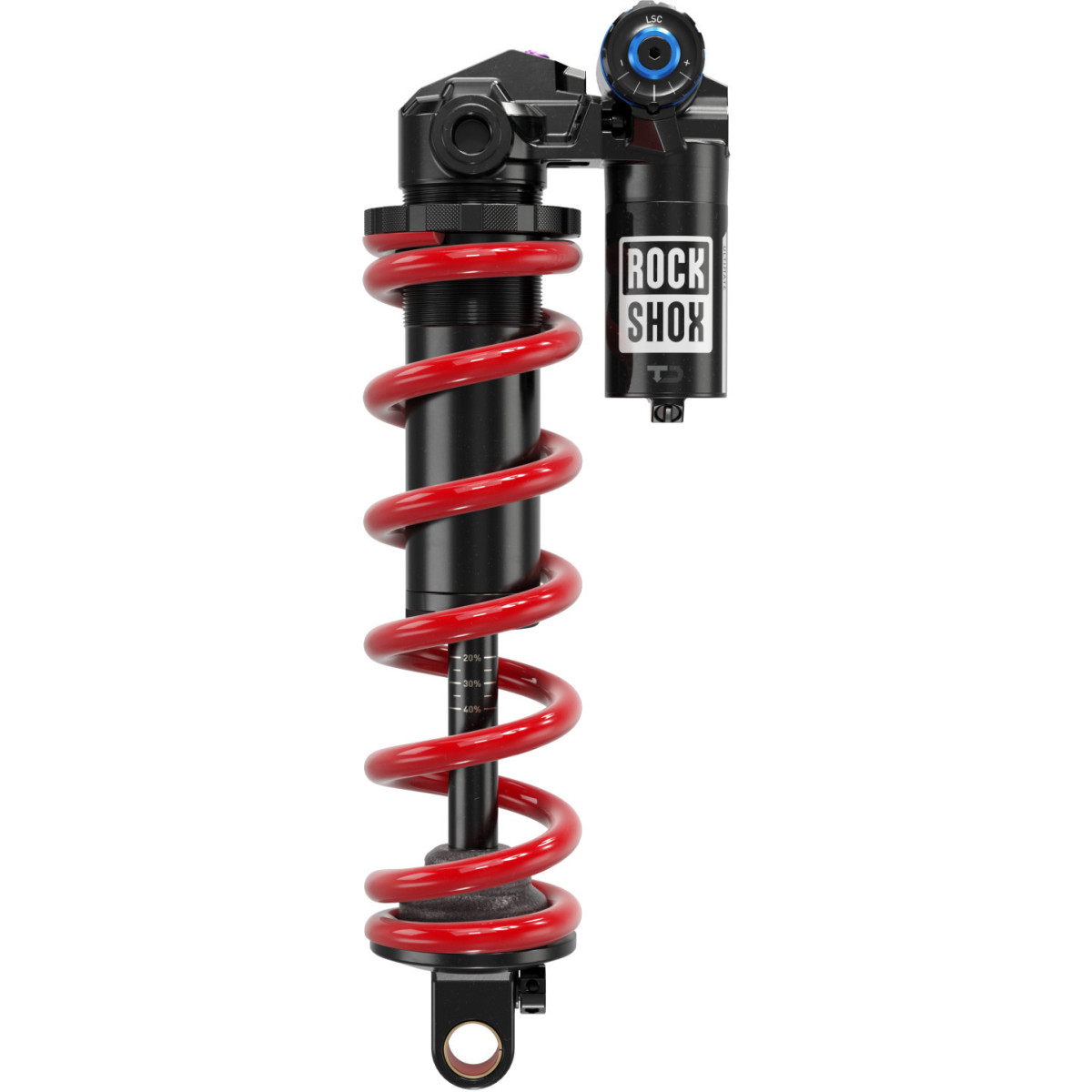 RockShox Vivid Coil Ultimate RC2T amortizators | Trunnion