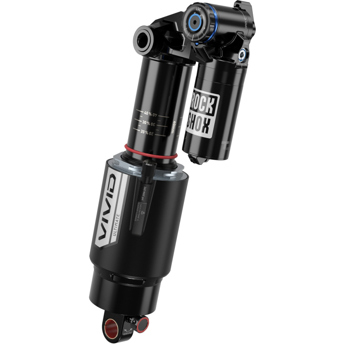 RockShox Vivid Ultimate Debon Air amortizators | Trunnion