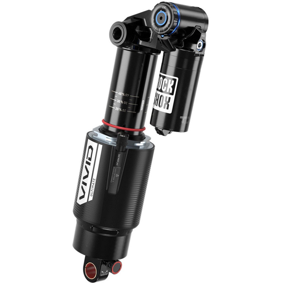 RockShox Vivid Ultimate DH Debon Air amortizators | Trunnion