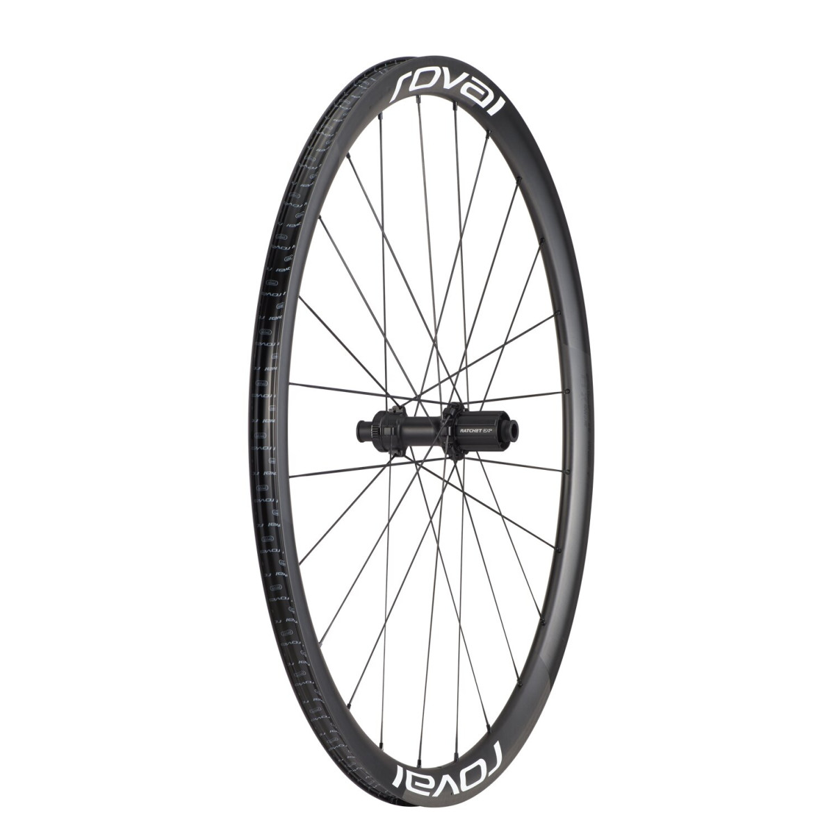 Roval Alpine CLX II aizmugurējais rats | Satin Carbon - Gloss White