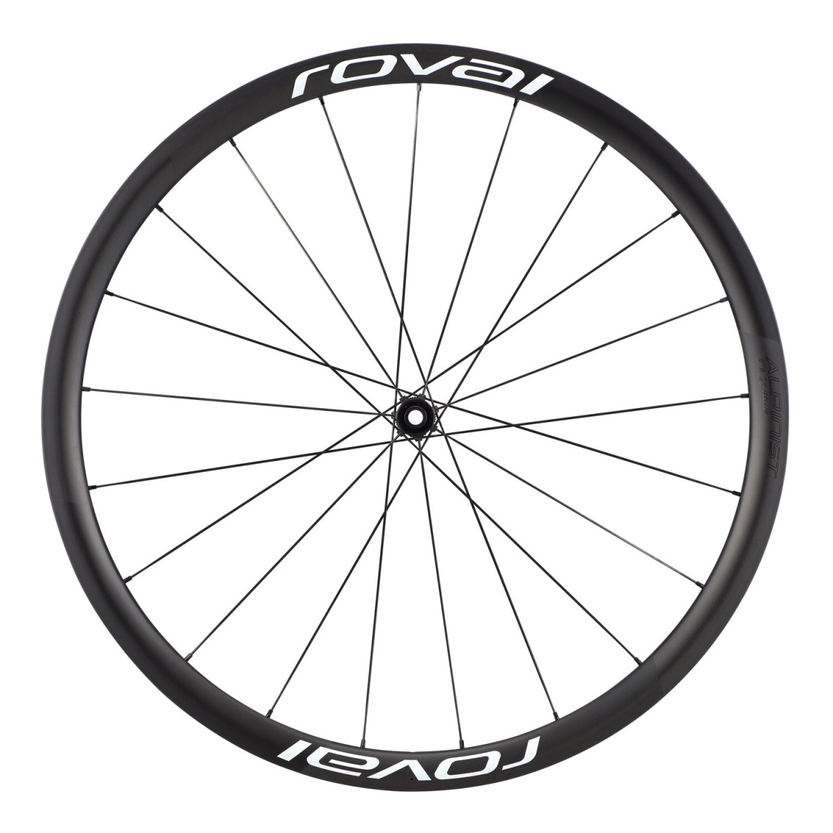 Roval Alpine CLX II priekšējais rats | Satin Carbon - Gloss White