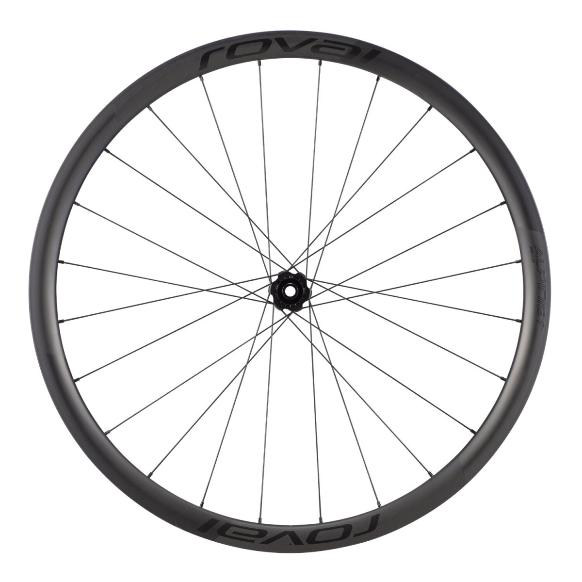 Roval Alpine CL II aizmugurējais rats | Satin Carbon - Satin Black