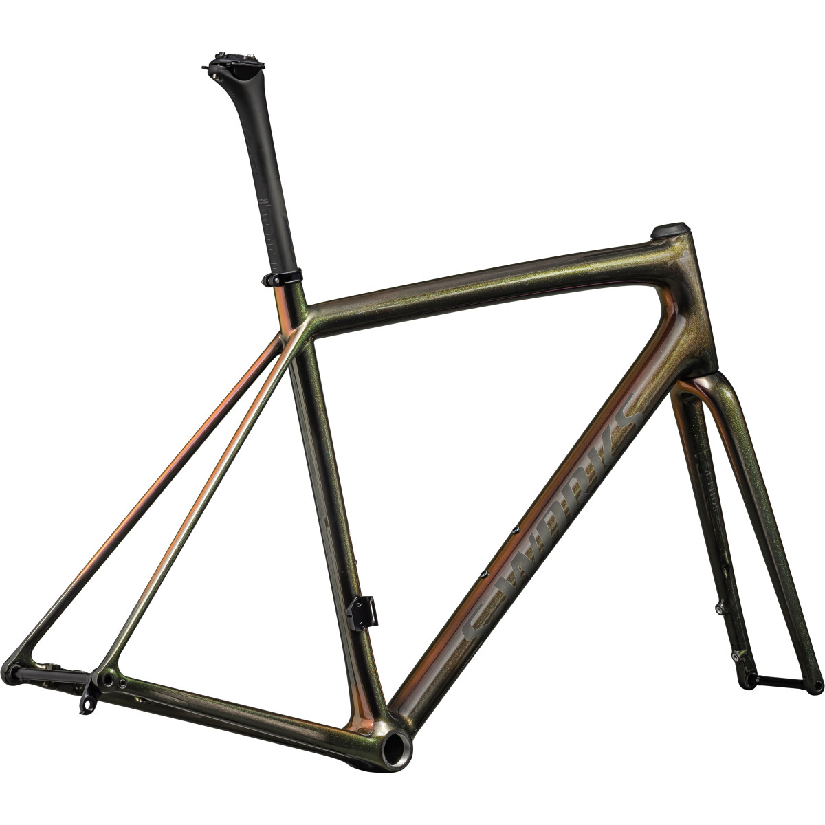 S-Works Aethos rāmis | Gloss Carbon Gold Pearl