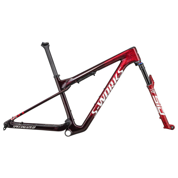 S-Works Epic World Cup rāmis | Sarkans spīdīgs tonis 