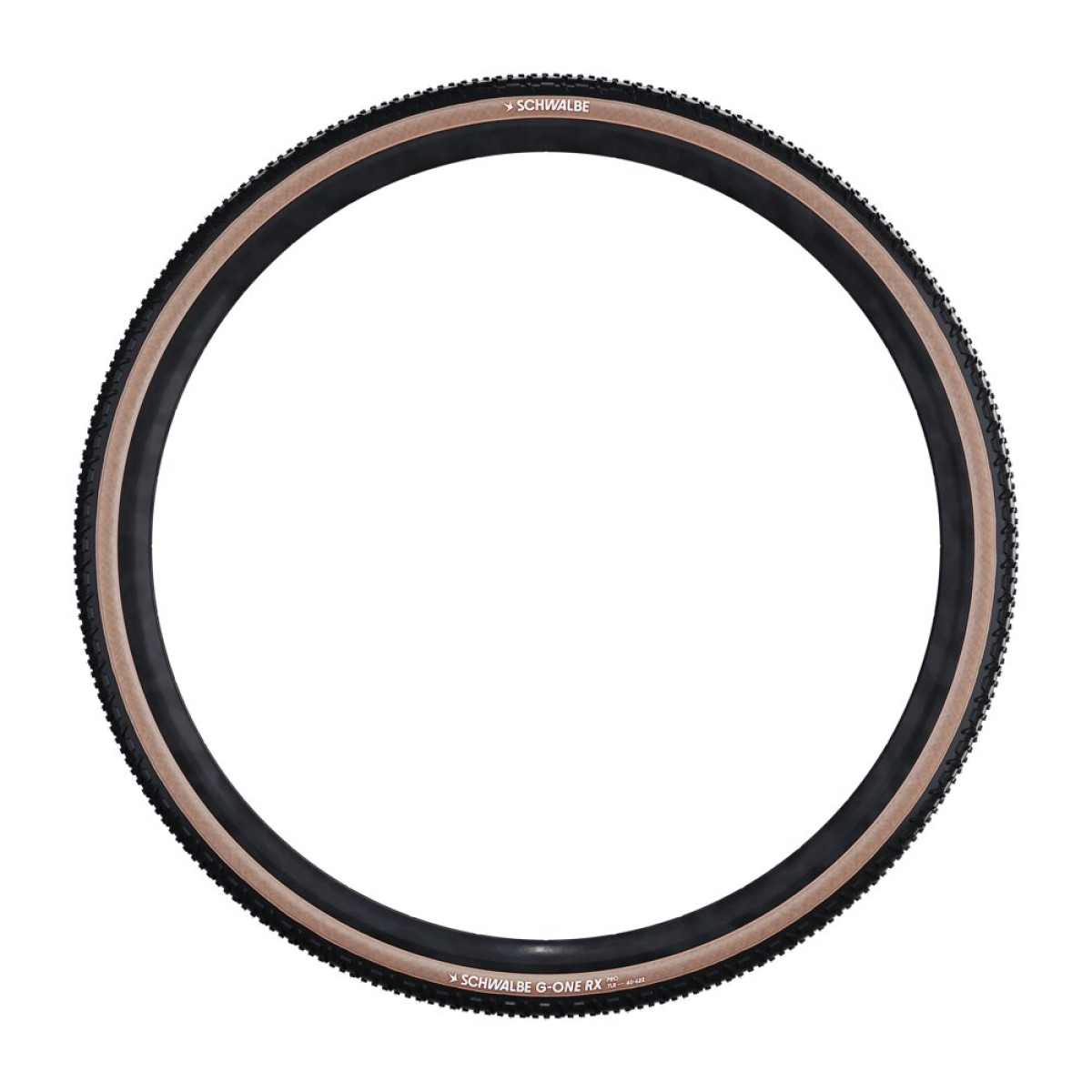 Schwalbe G-One RX Pro Super Race V-Guard TLR 28" Addix Race salokāmā riepa | Transparent Sidewall