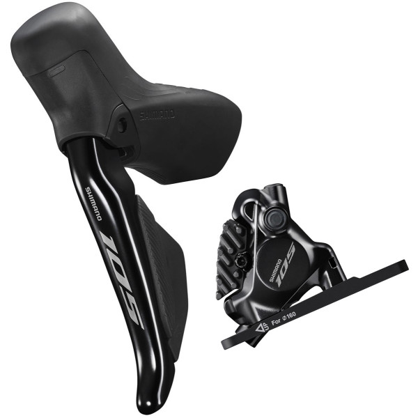 Shimano 105 Di2 ST-R7170 pārslēdzēju/bremžu rokturu komplekts ar BR-R7170 suports | 2-speed | Left | Front | 5th Group