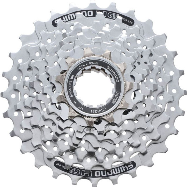 Shimano CS-HG51 kasete, 8 ātrumu Shimano CS-HG51 kasete, 8 ātrumu