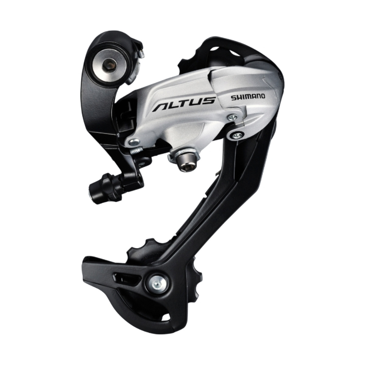 Shimano Altus RD-M370 SGS aizmugurējais pārslēdzējs | 9 ātrumi | Sudraba krāsā